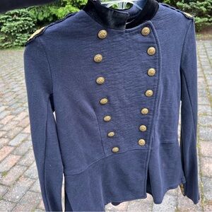 VINTAGE Ralph Lauren Denim & Supply Jacket Blue Military xs RRL majorette